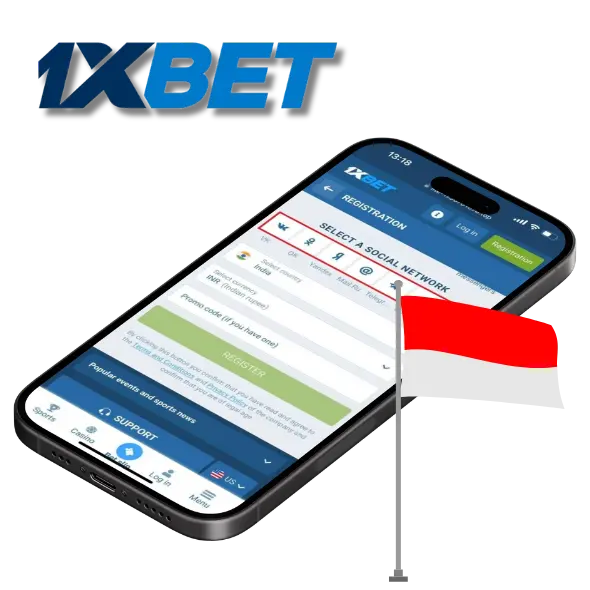 Mendaftarkan Akun di Aplikasi 1xBet