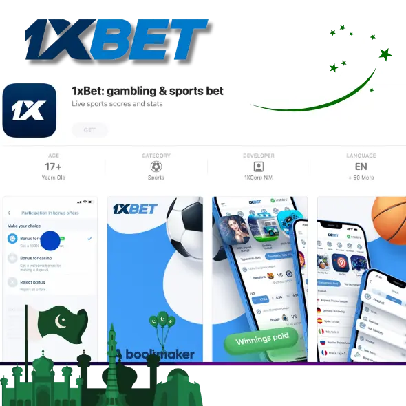 iOS آلات کے لئے 1xBet ایپ