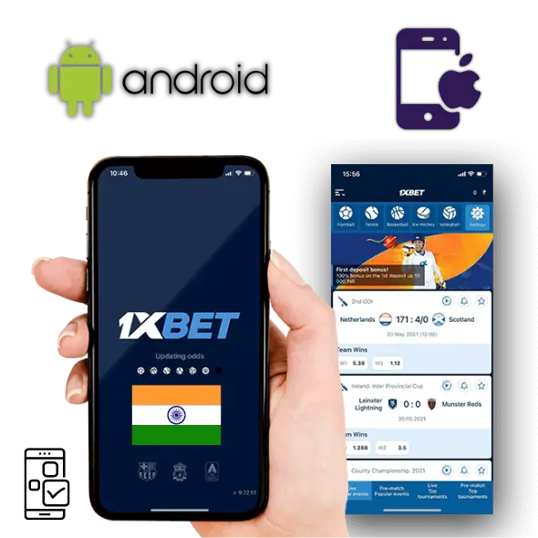 Download 1xBet App for Android and iOS in India