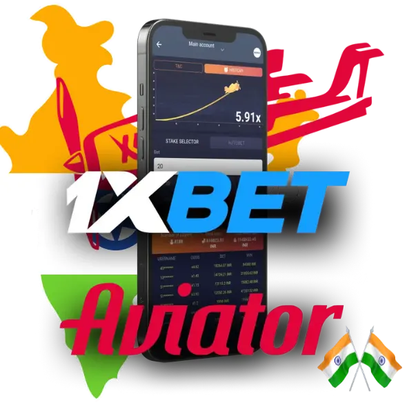 1xBet ऐप में एविएटर बेटिंग गेम